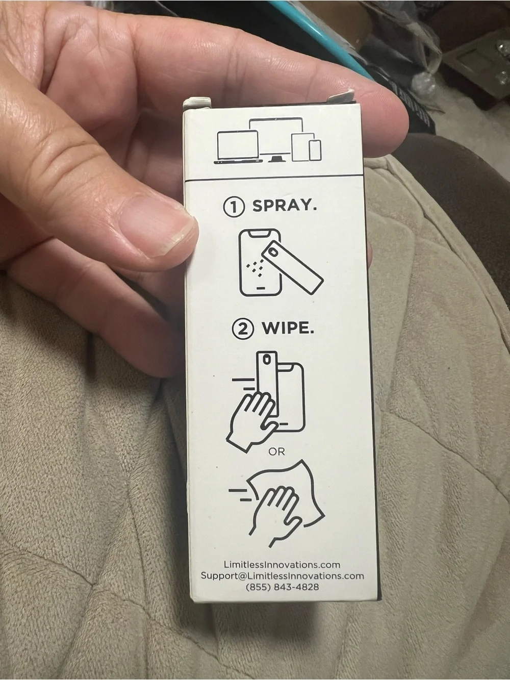 Limitless screen cleaner & microfiber cloth